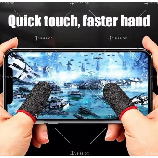 Дишащи ръкавици за пръсти против изпотяване за игра на мобилен телефон TV1127