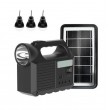 Комплект слънчев панел с генератор, 3 лампи, зарядно за мобилни устройства KH8017 5