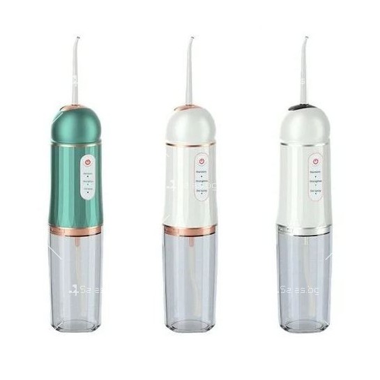 Портативен зъбен душ с мощна водна струя и 4 различни приставки TV1124