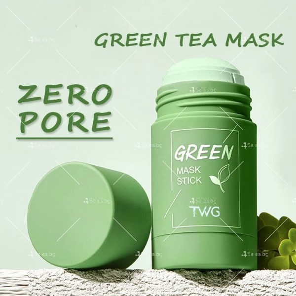 Маска почистване на лице със зелен чай под формата на стик - HZS9