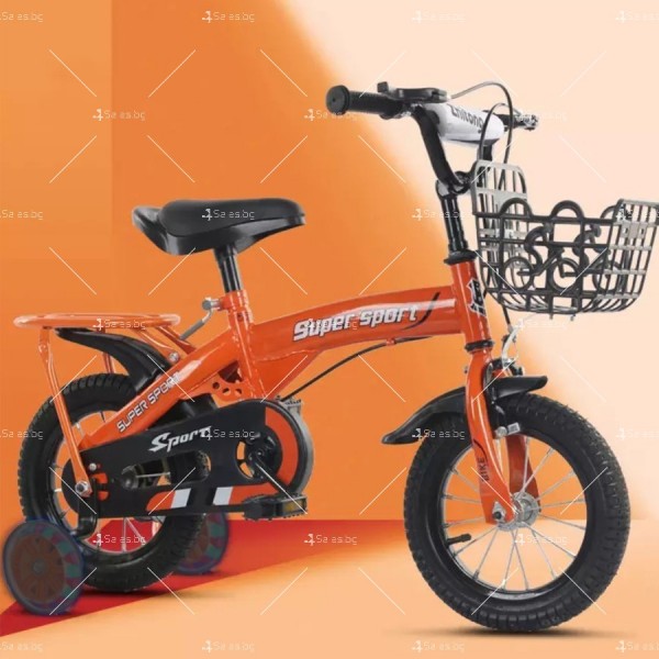 Детски велосипед с противоплъзгащи се гуми и помощни колела C BIKE2 3
