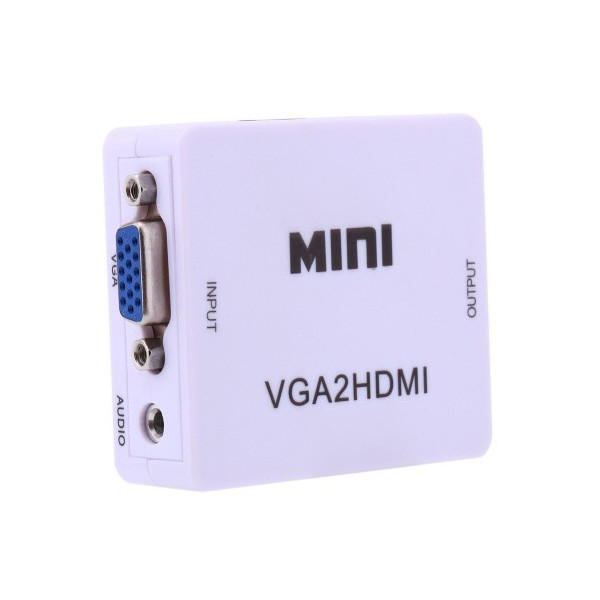 Мини HD 1080 P VGA към HDMI аудио видео адаптер конвертор ,CA86 4
