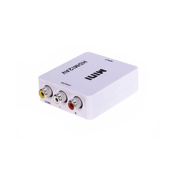 Mini HD Video конвертор HDMI към RCA AV/CVSB L/R Video 720P 1080P HDMI2AV CA85 1