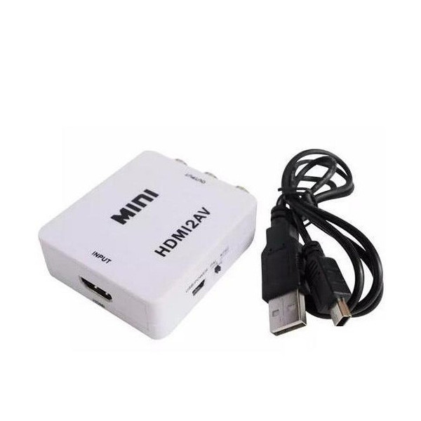 Mini HD Video конвертор HDMI към RCA AV/CVSB L/R Video 720P 1080P HDMI2AV CA85 9