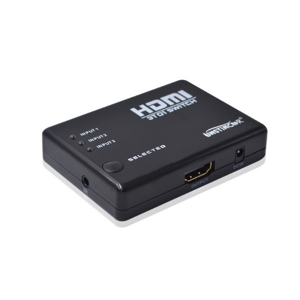 Суичър спитер 1080 P HDMI, 3 порта, дистанционно и PS3 XBOX към HDTV адаптер CA56 1