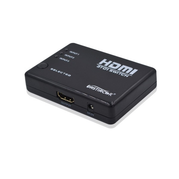Суичър спитер 1080 P HDMI, 3 порта, дистанционно и PS3 XBOX към HDTV адаптер CA56 3