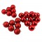 Коледни топки за украса, 24 броя  с кутия - SD36 1