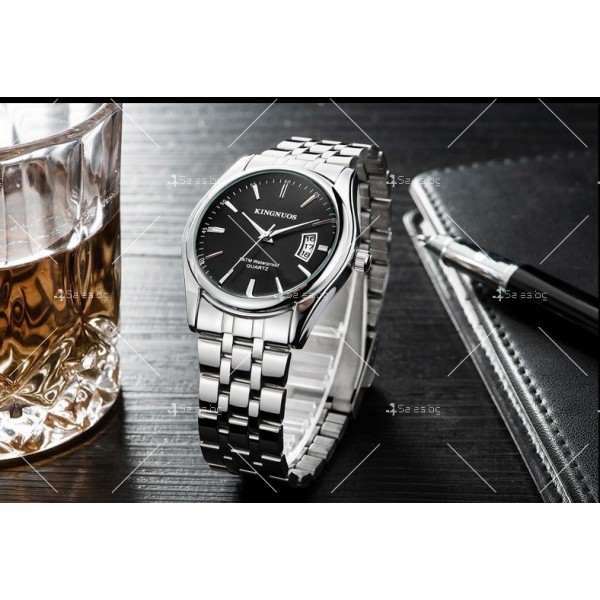 Елегантен мъжки часовник с кварцов механизъм и устойчив на вода WW25 8