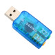 USB звукова карта Vbestlife,CA61 поддържа 3D тонален и виртуален 5.1-канален звук 1