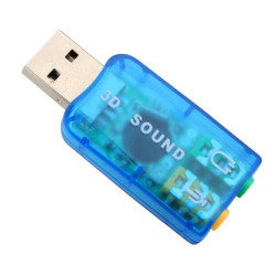 USB звукова карта Vbestlife,CA61 поддържа 3D тонален и виртуален 5.1-канален звук 5