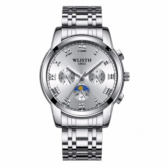 Мъжки бизнес часовник с метален корпус и изискан дизайн WW37