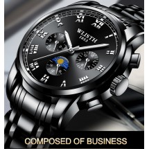 Мъжки бизнес часовник с метален корпус и изискан дизайн WW37