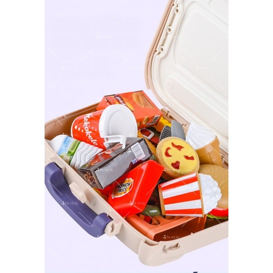Детска чанта с принадлежности – приготвяне на бургери, или козметична  WJ67