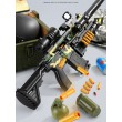 Детска играчка пушка автомат с меки патрони и допълнителни екстри WJ58 6