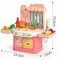 Детска кухня за игра в мини размери с всички необходими продукти WJ59 6
