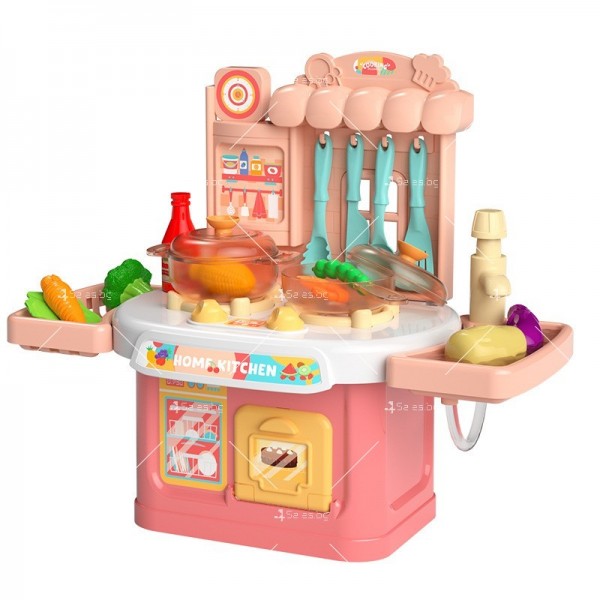 Детска кухня за игра в мини размери с всички необходими продукти WJ59 7