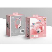 Котешки детски слушалки, Безжични, LED цветни светлини EP95