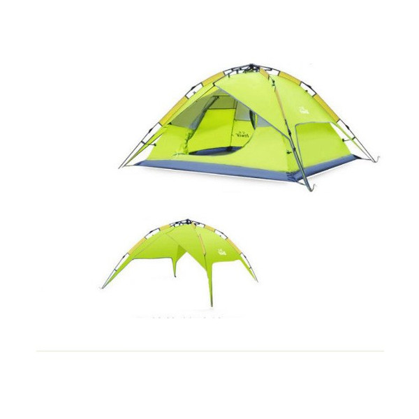 BS Wolf палатка с двойни слоеве Сенник и Удобна чанта PALAT3