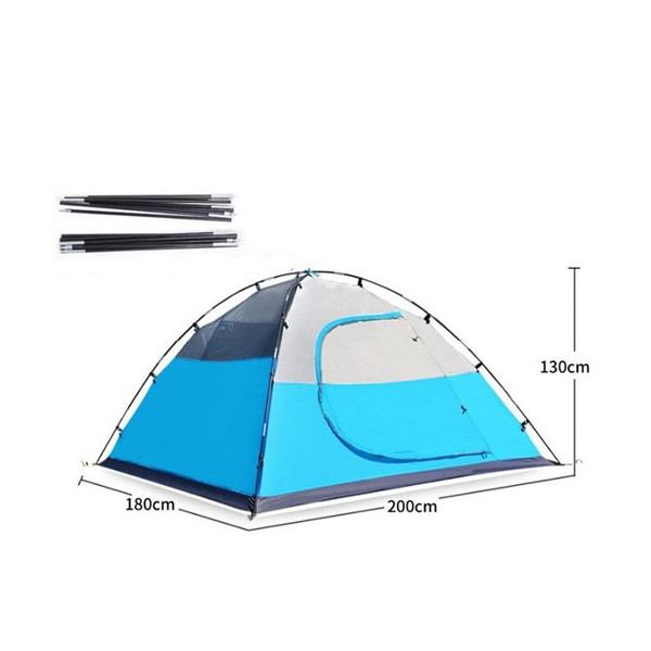 BS Wolf палатка с двойни слоеве Сенник и Удобна чанта PALAT3 6