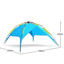 BS Wolf палатка с двойни слоеве Сенник и Удобна чанта PALAT3 7