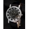 Изискан мъжки ръчен часовник с кварцов механизъм и кожена каишка WW34 7