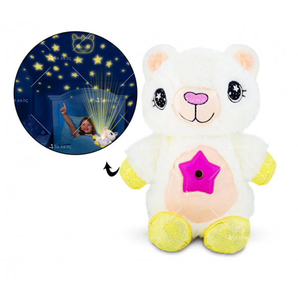 2в1 Плюшена играчка и проектор звездно небе Star Belly WJ41 11