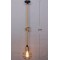 Декоративно висяща стилна лампа от конопено въже R LED50 6