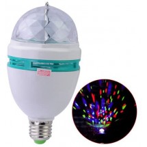 Диско LED лампа, въртяща се крушка