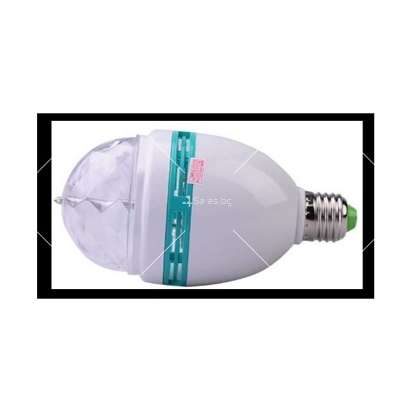 Диско LED лампа, въртяща се крушка R LED54 10