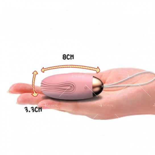 Компактен мини уред за стимулиране на женските полови органи с 10 честоти HZS837