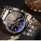 Класически мъжки ръчен часовник с верижка от неръждаема стомана WW16 2