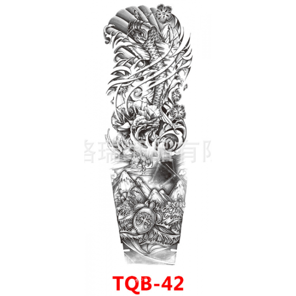 Временна татуировка ръкав  - различни видове HZS811 3