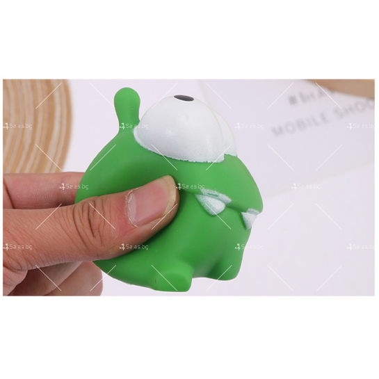 Детска играчка, жаба от гъвкава материя - HZS874