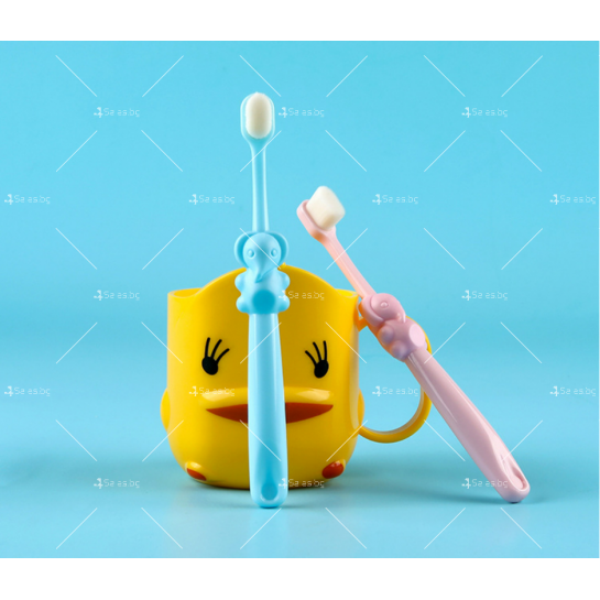 Детска четка за зъби със сладък дизайн, 2+ години - HZS876
