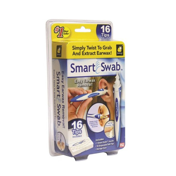 Smart Swab – тампон за почистване на уши с 16 резервни глави TV21