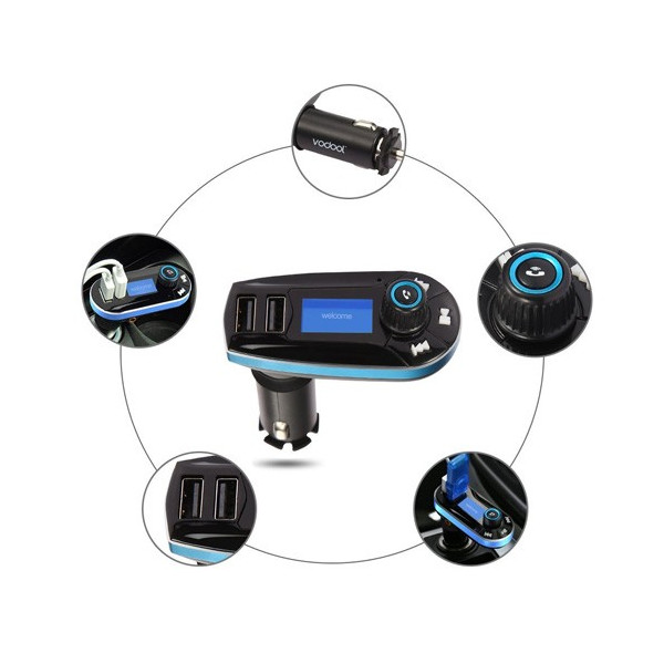 Bluetooth трансмитер за кола - Vodool 618C  HF6