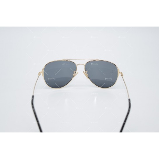 Мъжки слънчеви очила и златни рамки с тънки златни стоманени страни YJZ11