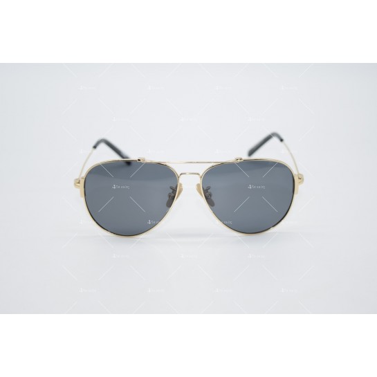 Мъжки слънчеви очила и златни рамки с тънки златни стоманени страни YJZ11