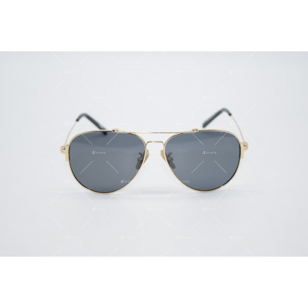 Мъжки слънчеви очила и златни рамки с тънки златни стоманени страни YJZ11 3