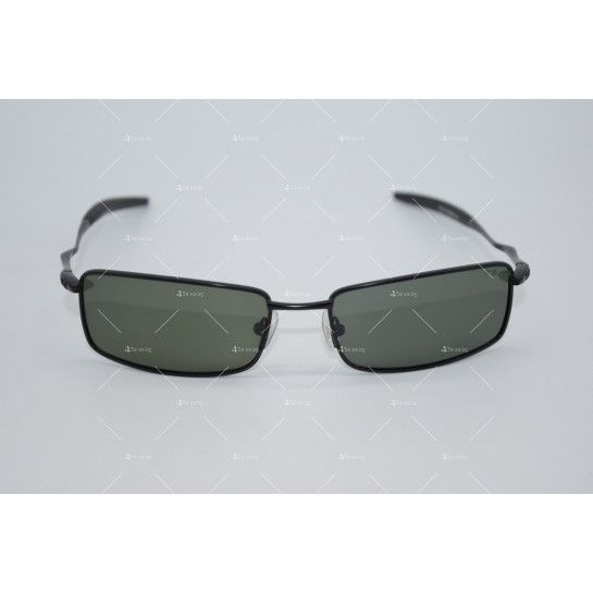 Мъжки правоъгълни слънчеви очила с тънки стоманени ленти отстрани YJZ17