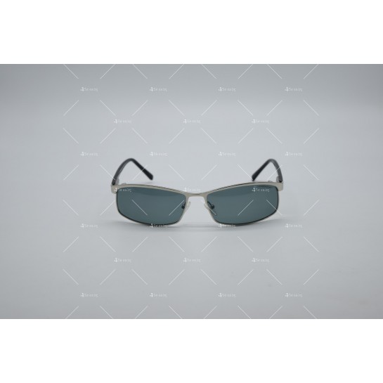 Мъжки слънчеви очила и сребърни рамки с пластмасови страни YJZ27