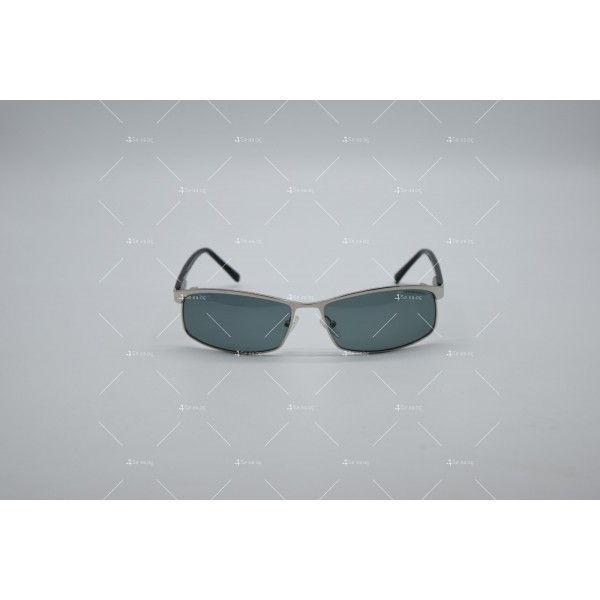 Мъжки слънчеви очила и сребърни рамки с пластмасови страни YJZ27 2