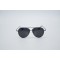Мъжки слънчеви очила с големи стъклени стъкла и тънки стоманени страни YJZ29 3