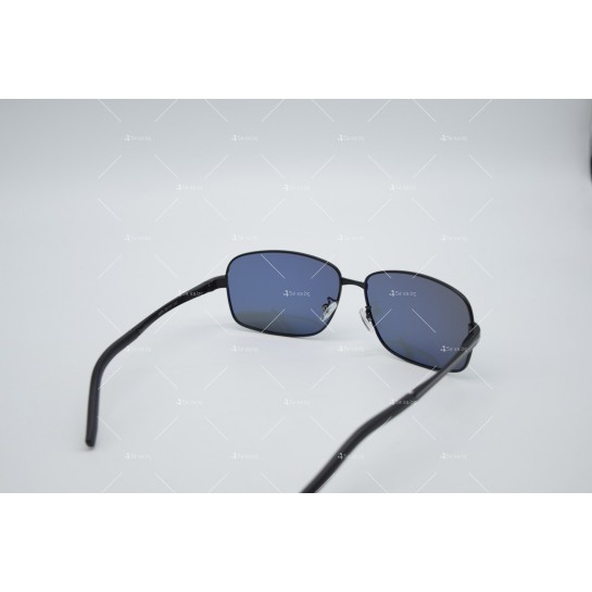 Мъжки слънчеви очила с големи стъклени стъкла и тънки стоманени страни YJZ31