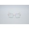 Дамски полигонални слънчеви очила без рамки с изглед с кристални гранули YJZ46 3