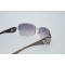 Дамски правоъгълни слънчеви очила отстрани декорация с два облака YJZ56 3