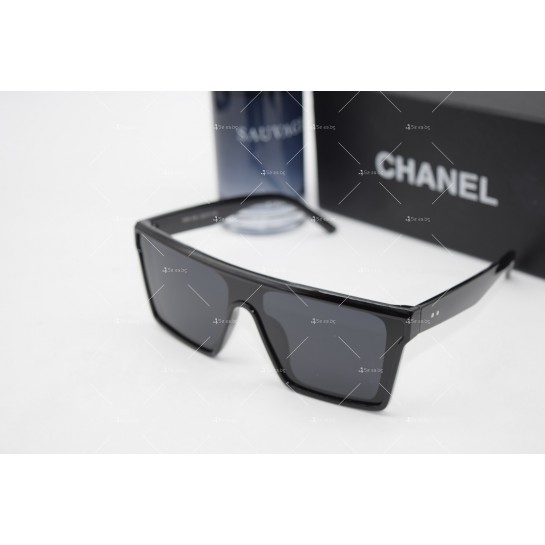 Мъжки слънчеви очила с голяма рамка, подобни на ски очила YJZ63