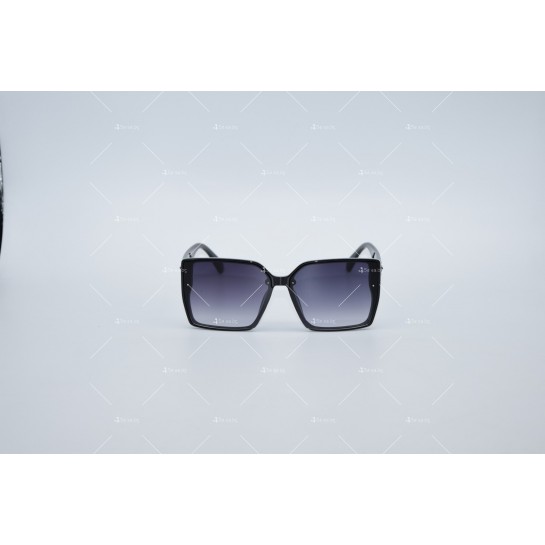 Дамски слънчеви очила с големи лещи с две дупки отстрани за декорация YJZ70