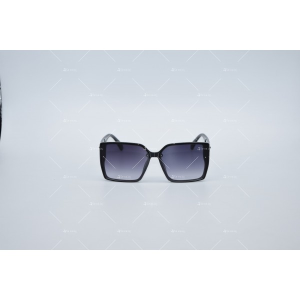 Дамски слънчеви очила с големи лещи с две дупки отстрани за декорация YJZ70 1