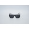 Мъжките слънчеви очила с тънка рамка и лого，cребърна лента отстрани YJZ76 2